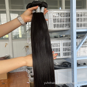 32 34 36 38 40 Inch Raw Indian Straight Hair Weave, Indian 100% Human Hair Weft,Super Long Mink Brazilian Human hair Bundles